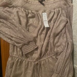 White House Black Market Shimmering Shirt